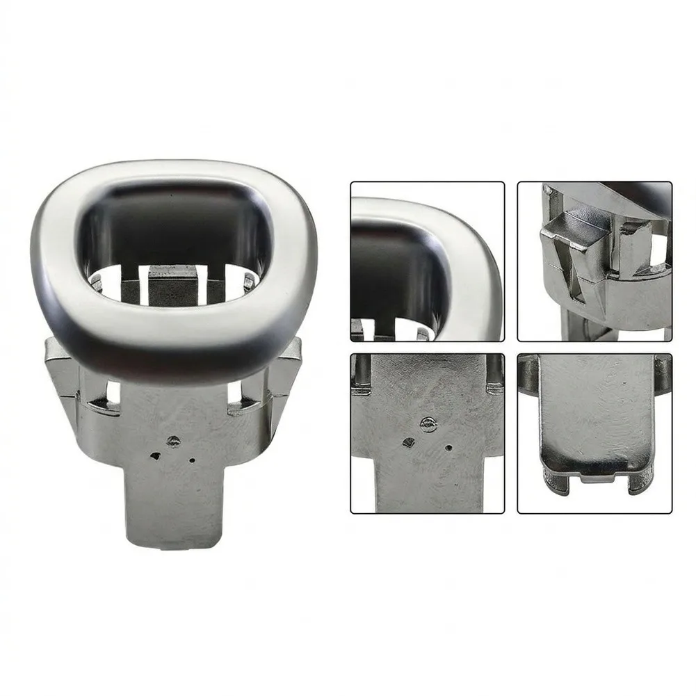S-class for Lock Trim Door Lock Knob For Car Interior Decoration Robust Metal Material Direct Replacement Part Sleek Silver