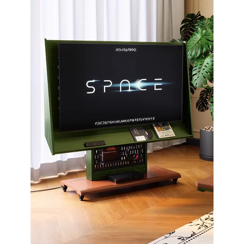 

French retro floor removable TV stand
