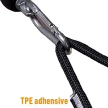 Dual Ring Short Handles Pair with TPE Coating for Fitness Equipment Use in Pull for ups Rows and Strength Training Up to 300kg