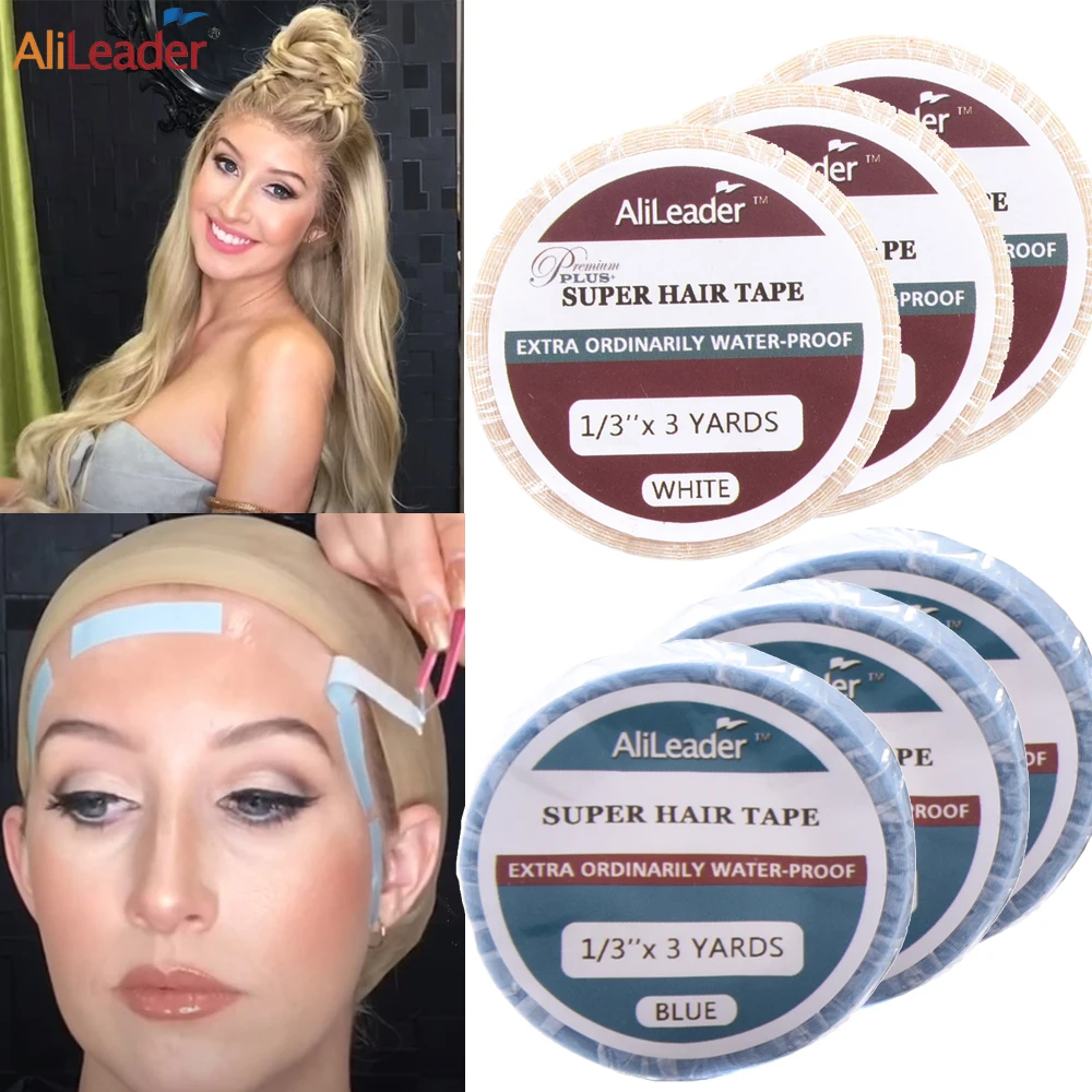 Waterproof Adhesive Tape for Hold Lace Wig Transparent and Invisible Lace Front Tape 3YD/pcs Wig & Hairpiece Adhesives Glue Tape