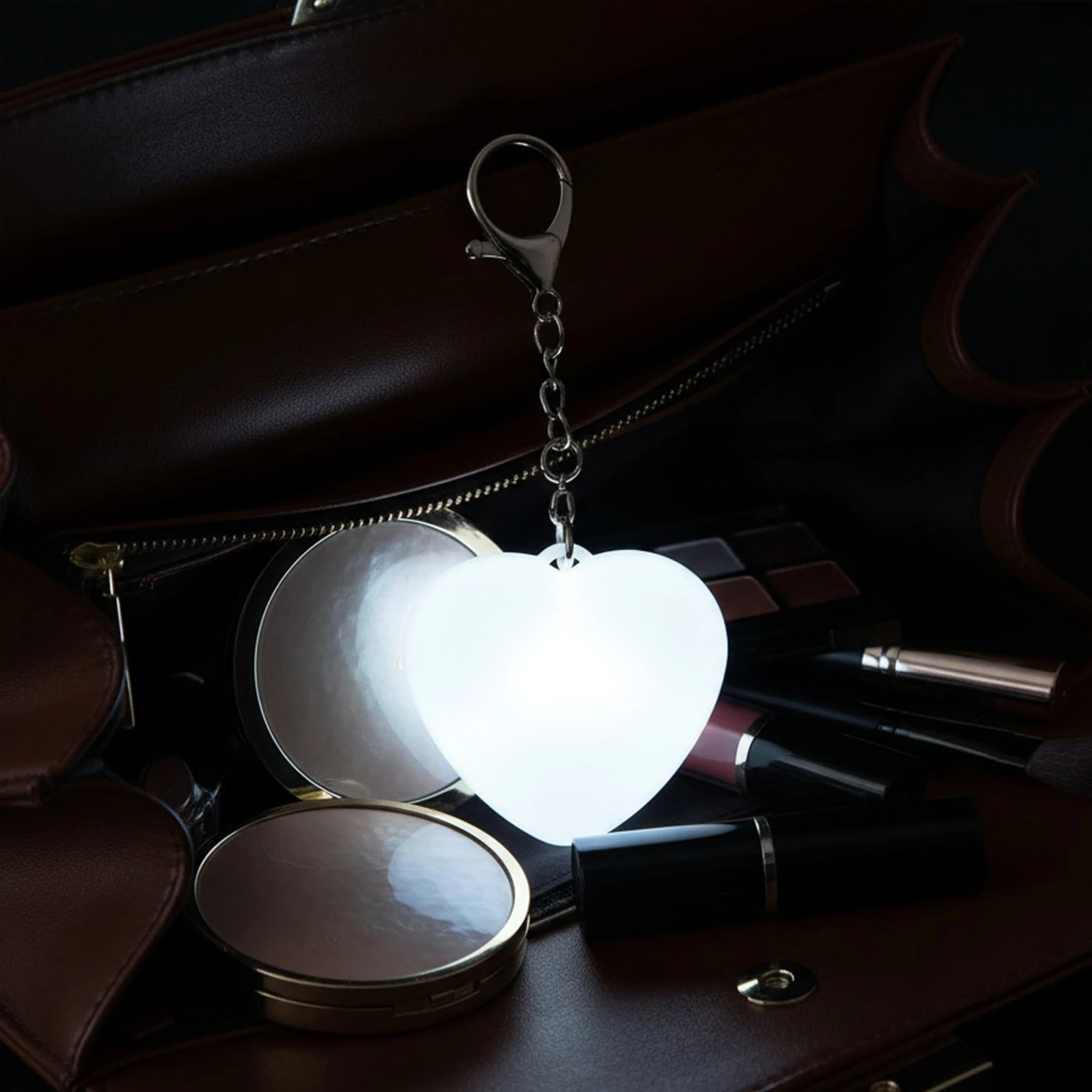 

2/4 шт. кошелек, перезаряжаемый подвесной ночник, аксессуары для женщин и девочек, рюкзак, сумки