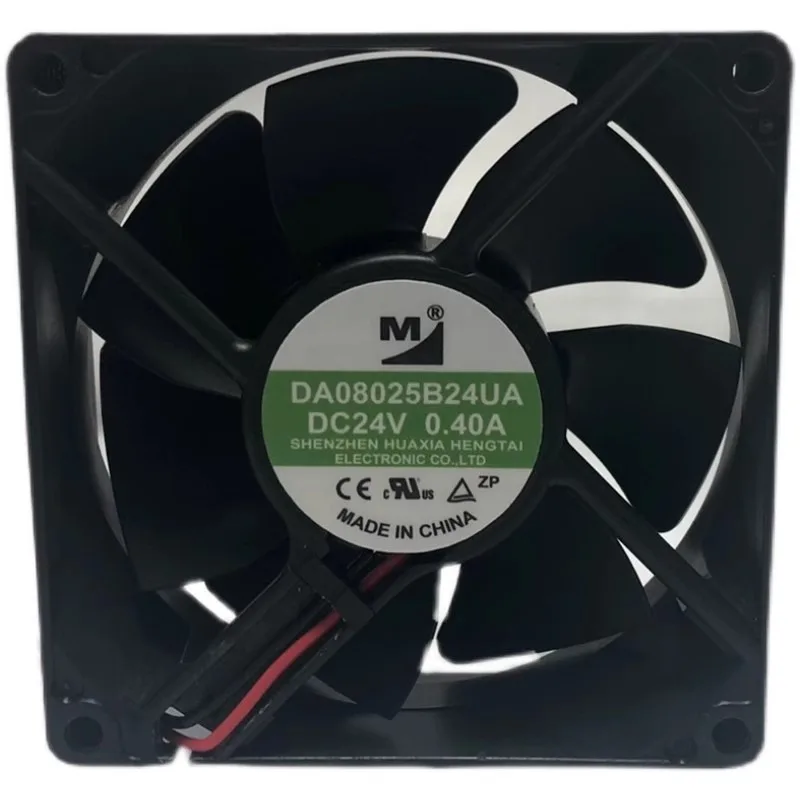 Ventilador de refrigeración, convertidor de frecuencia de 2 cables, 80x80x25mm, 24V, 0.4A, 8025, para DA08025B24UA, nuevo