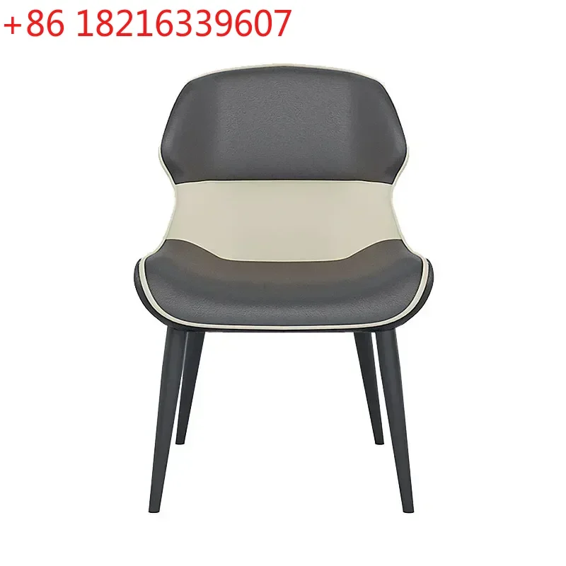 Cadeiras de Jantar Ergonômicas TAO em Couro Sintético, Bonitas, Modernas e Elegantes, Estilo Italiano, Móveis para Sala de Jantar