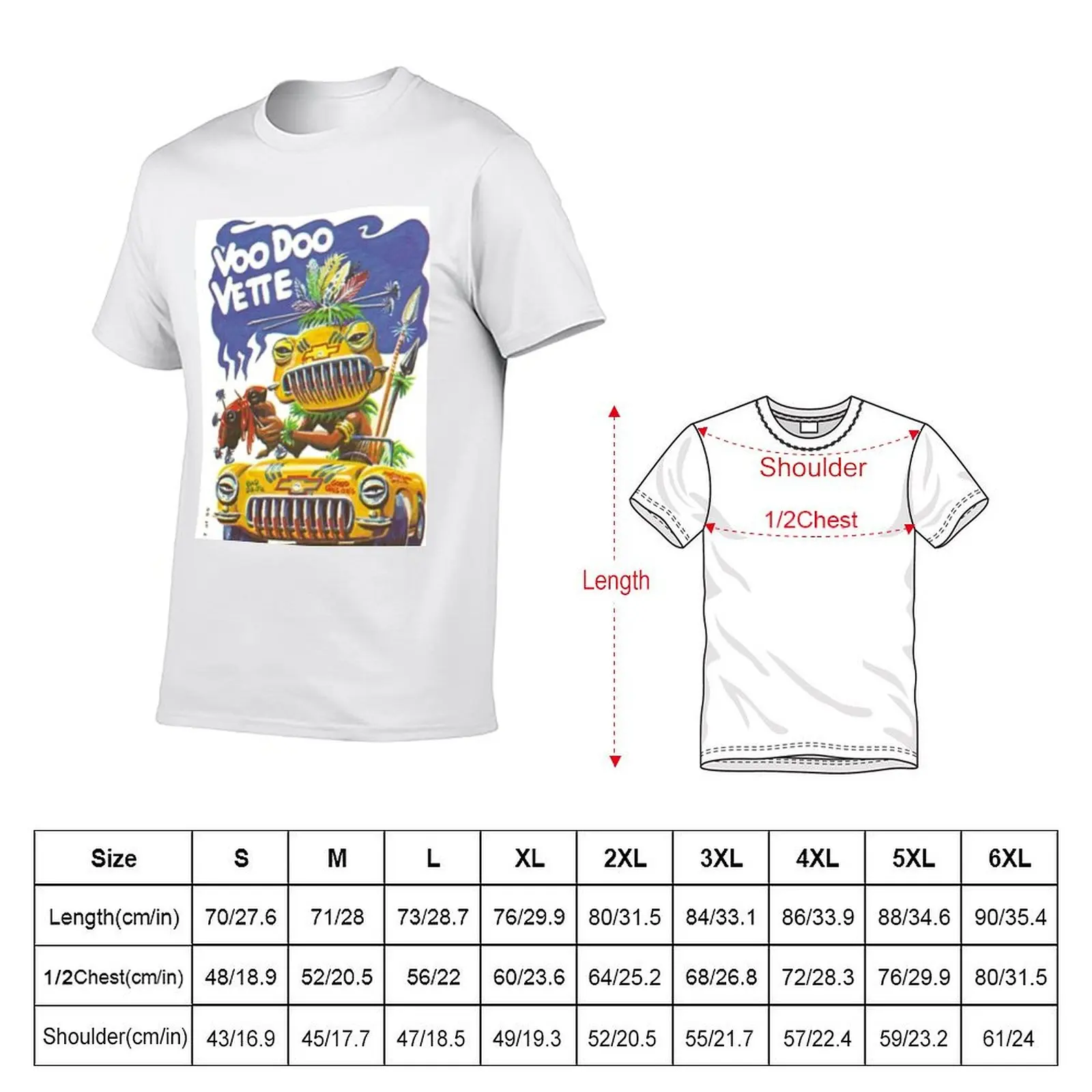 #7 Voo Doo Vette, Weird Wheels T-Shirt man t shirt luxury cotton t shirt man t shirts designer T-Shirt