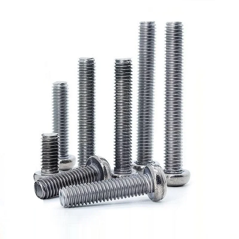 Gr2 pure titanium Round head cross screw,Pure titanium TA2 screw,M1.2/M1.4/M1.6/M2/M2.5/M3/M4 Non magnetic/anodized Electroplat