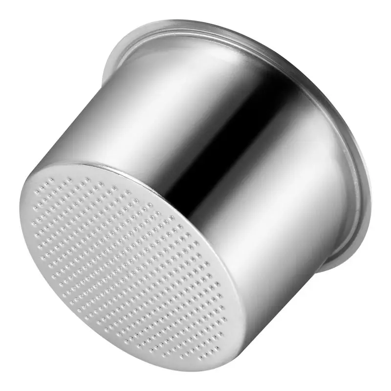 ABGE-Pressure Cup Filter Coffee Machine Espresso Accessories Detachable Powder Cup Stainless Steel Powder Bowl Basket