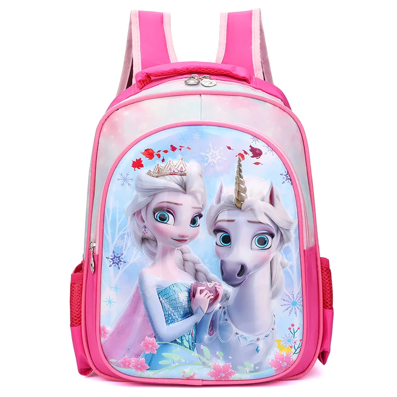 

Frozen ELSA Children Schoolbag Stitch New 1-3 Grade Boy Girl Cartoon Cute Burden Reduction Light Backpack Primary School Student