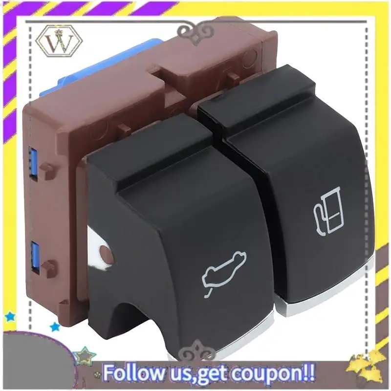 

ABXV-35D959903B Car Front Door Button Trunk Release Switch For Jetta 2005-2012 Tail Cover Switch Car Accessories