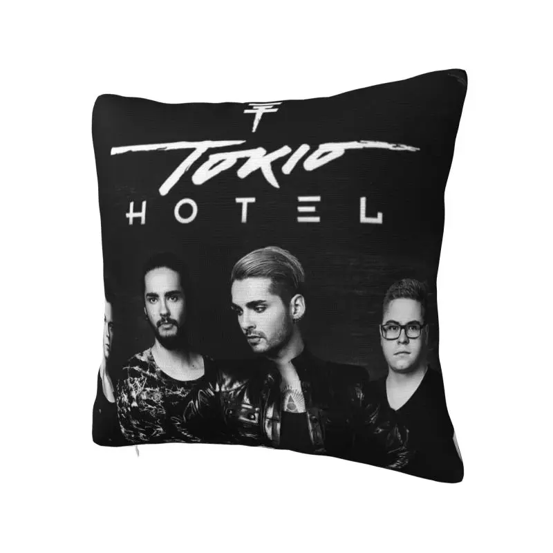 Nordic Tokio Hotel Sofa Cushion Cover Polyester Pop Rock Band Throw Pillow Case Decoration