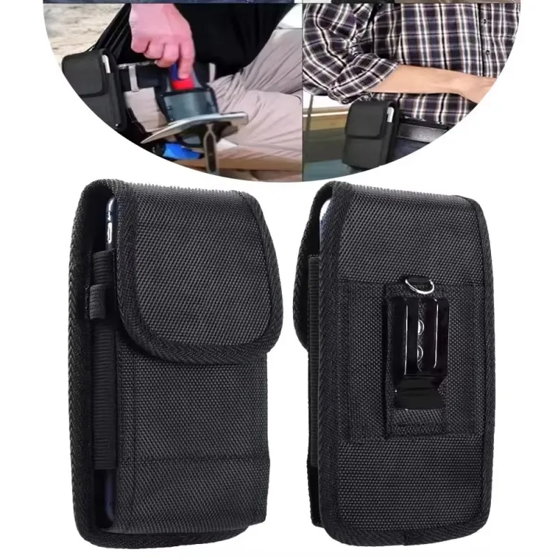 1/2/3/4/5/6pcs Tactical Cell Phone Pouch Holster Protable Wallet Card Waist Pack Outdoor Carrying Case Sports Nylon