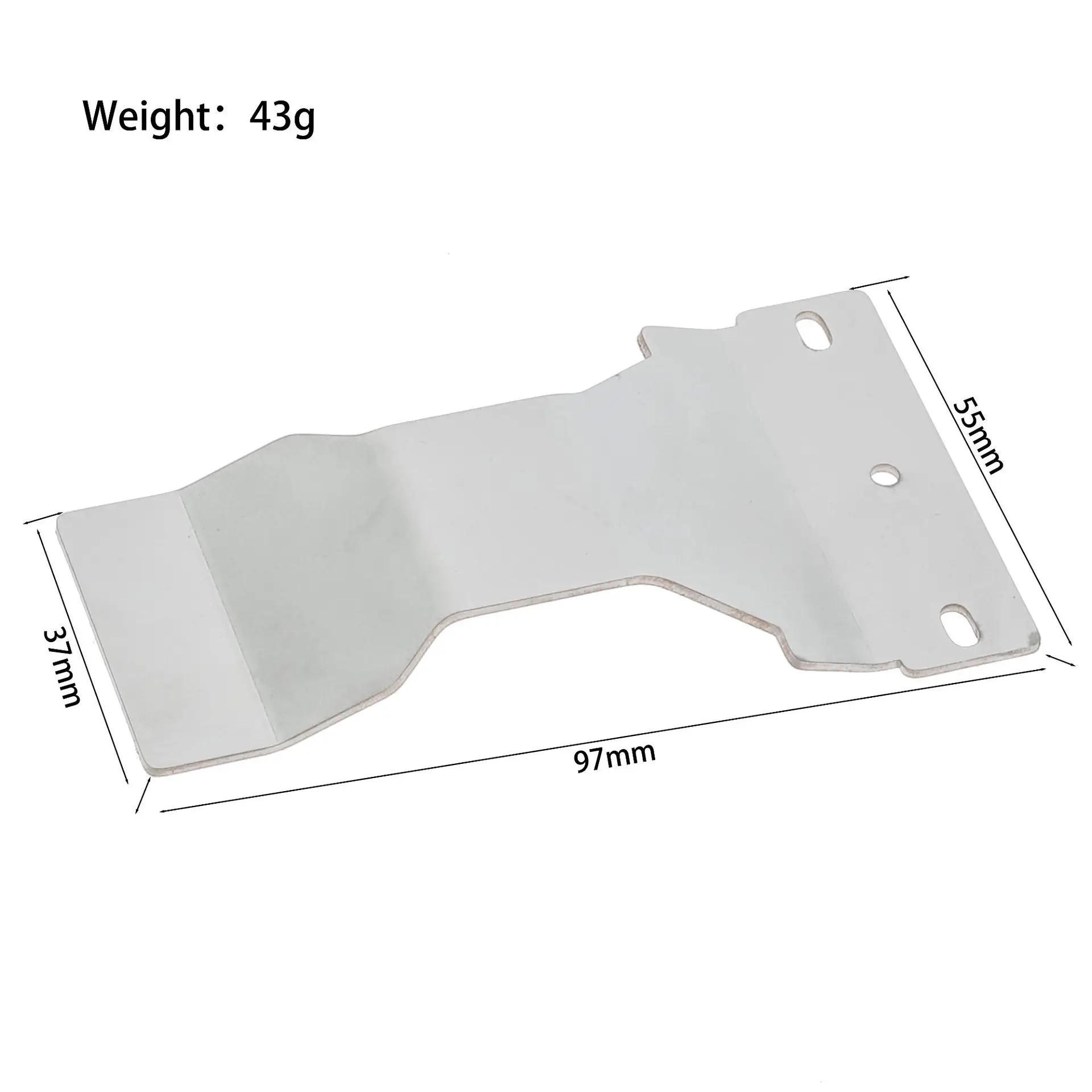 Piastra paramotore in acciaio inossidabile per Tamiya Sand Scorcher Buggy Champ, protezione armatura telaio in metallo per aggiornamento auto Wild One 1/10 RC