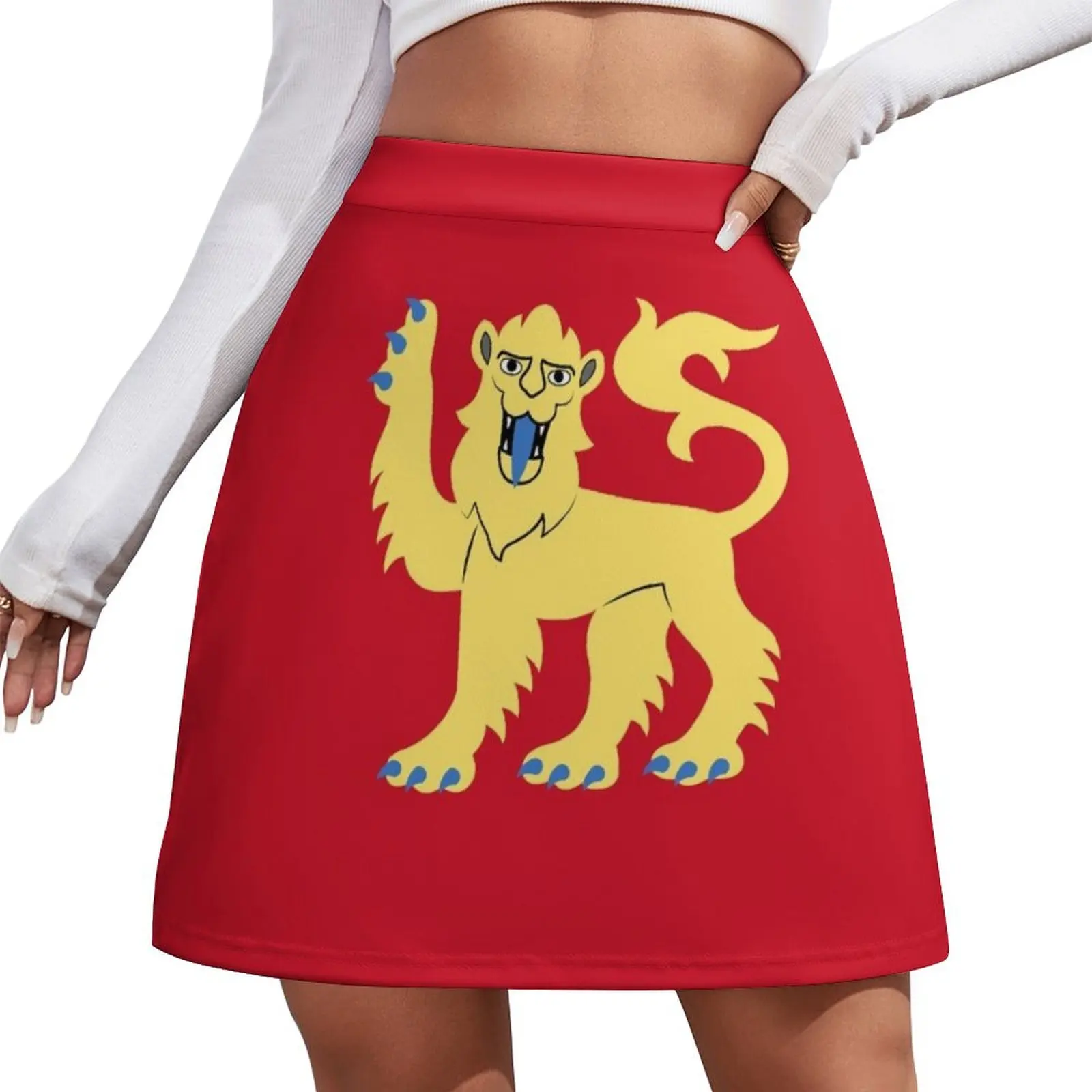

Aquitaine Heraldry Mini Skirt skirt for woman extreme mini dress korean summer clothes 90s vintage clothes