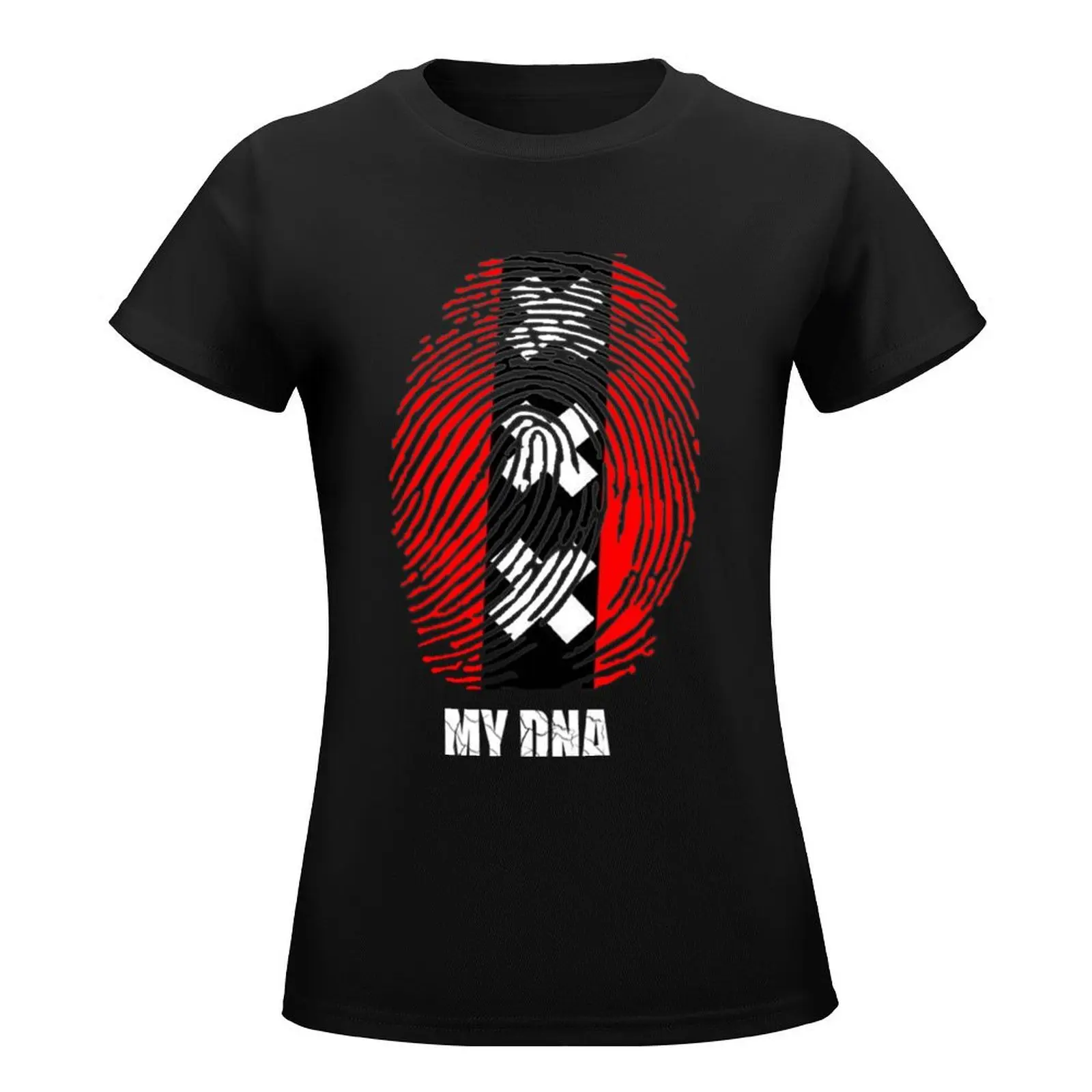 AMSTERDAM FLAG DNA T-Shirt oversized cute tops tops Short sleeve tee luxury designer clothing Women