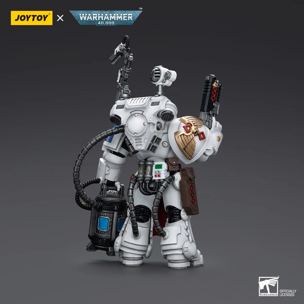 JOYTOY Warhammer 40K figurines 1/18 Ultramarines apotécaire Biologis modèle jouet garçon cadeaux 3.75 pouces