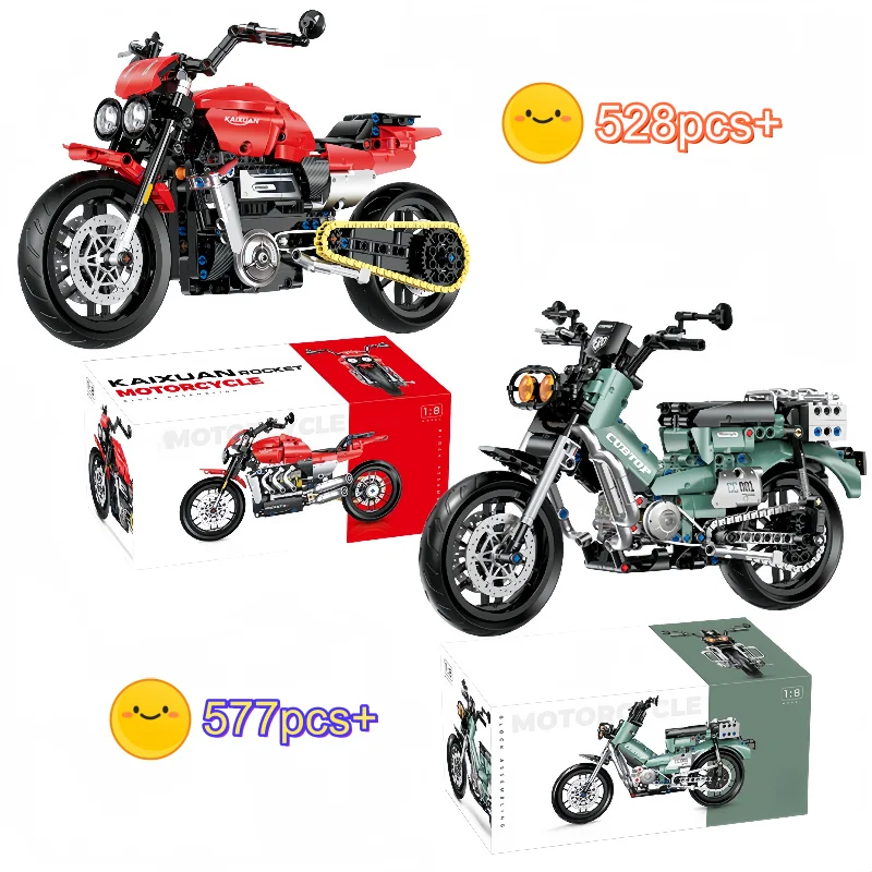 

2025 NEW Technical Motorcycles Building Blocks City Speed Bricks Assemble Model Toys for Boys Adult Christmas birthday gift