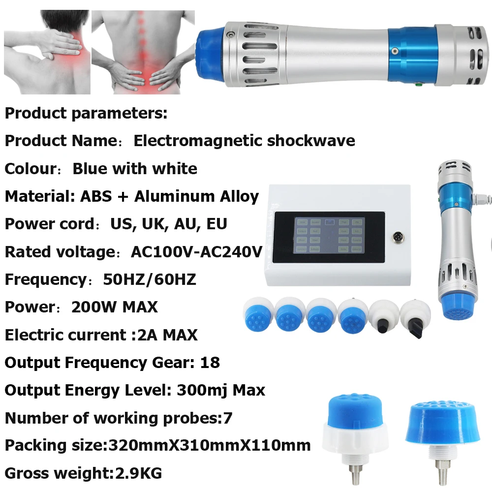 العلاج الطبيعي آلة العلاج بالمستخدمين 300MJ لعلاج الضعف الجنسي الإغاثة آلام الكتف العضلات الاسترخاء آلة تدليك موجة الصدمة #3
