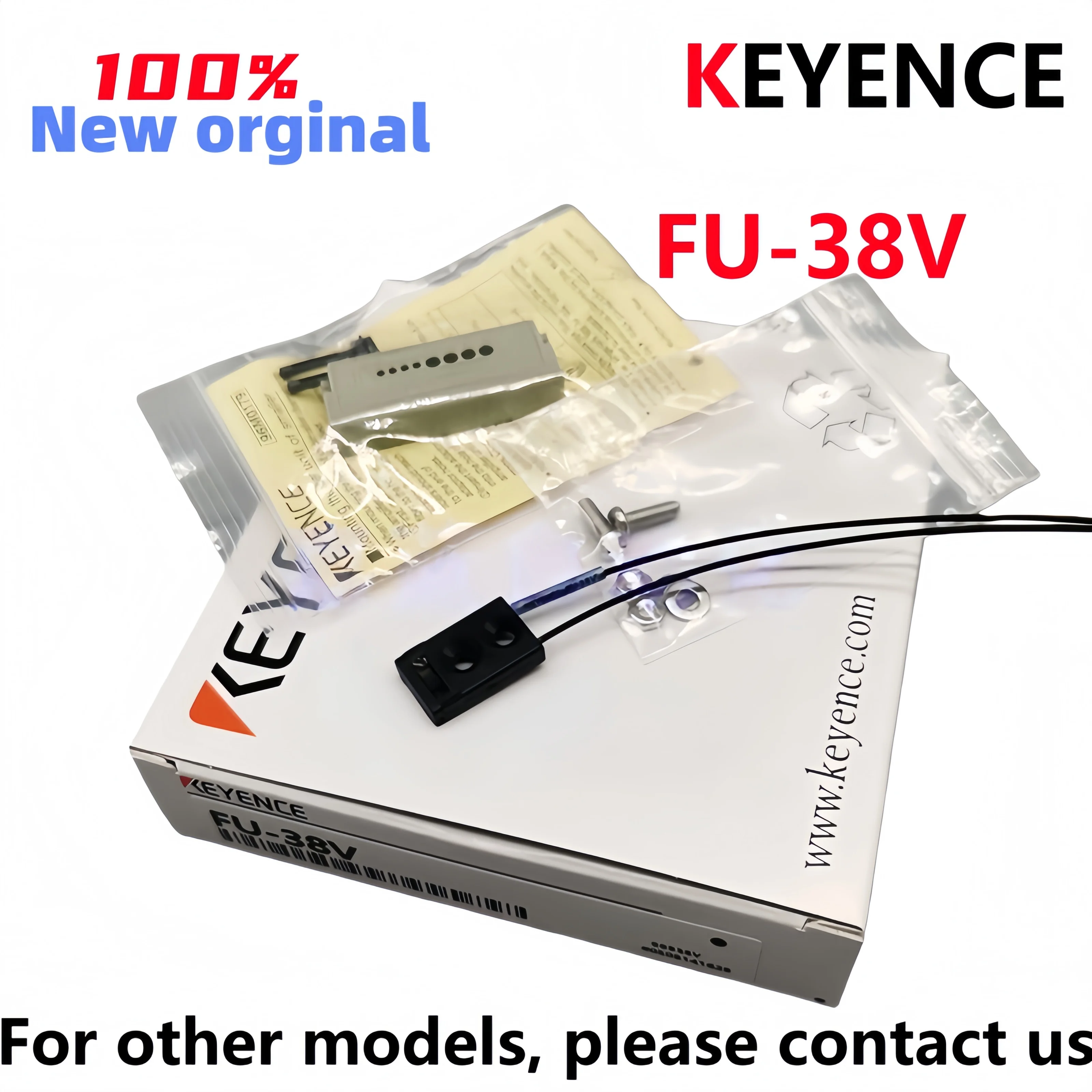 Brand new Original FU-38V KEYENCE Reflection Fiber Optic Sensor