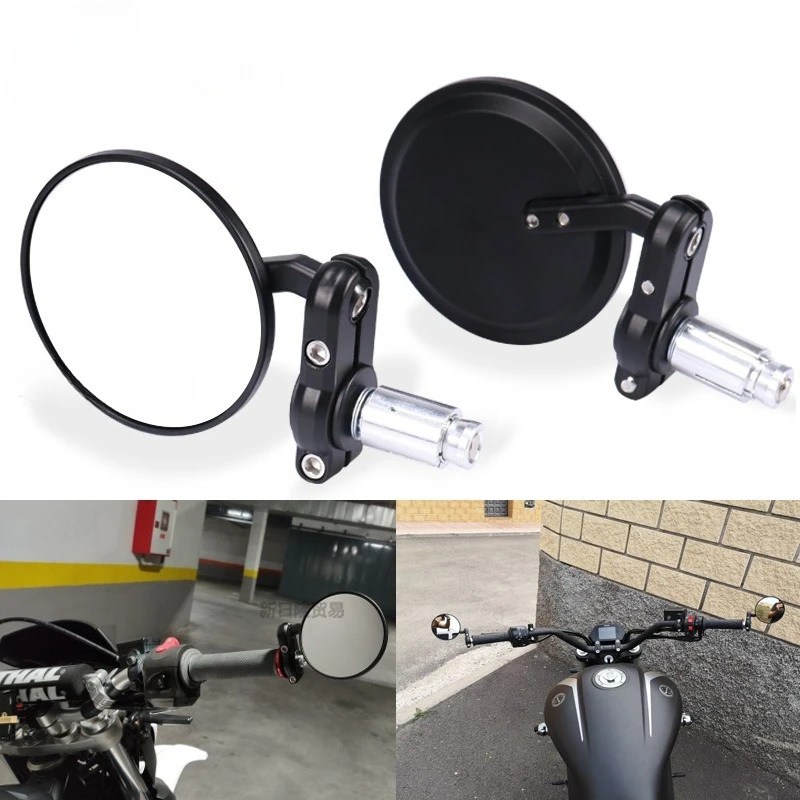 

Motorcycle Modification Rearview Mirror Handle Secondary Mirror Scooter Decorative Mirror Electric Vehicle Modification