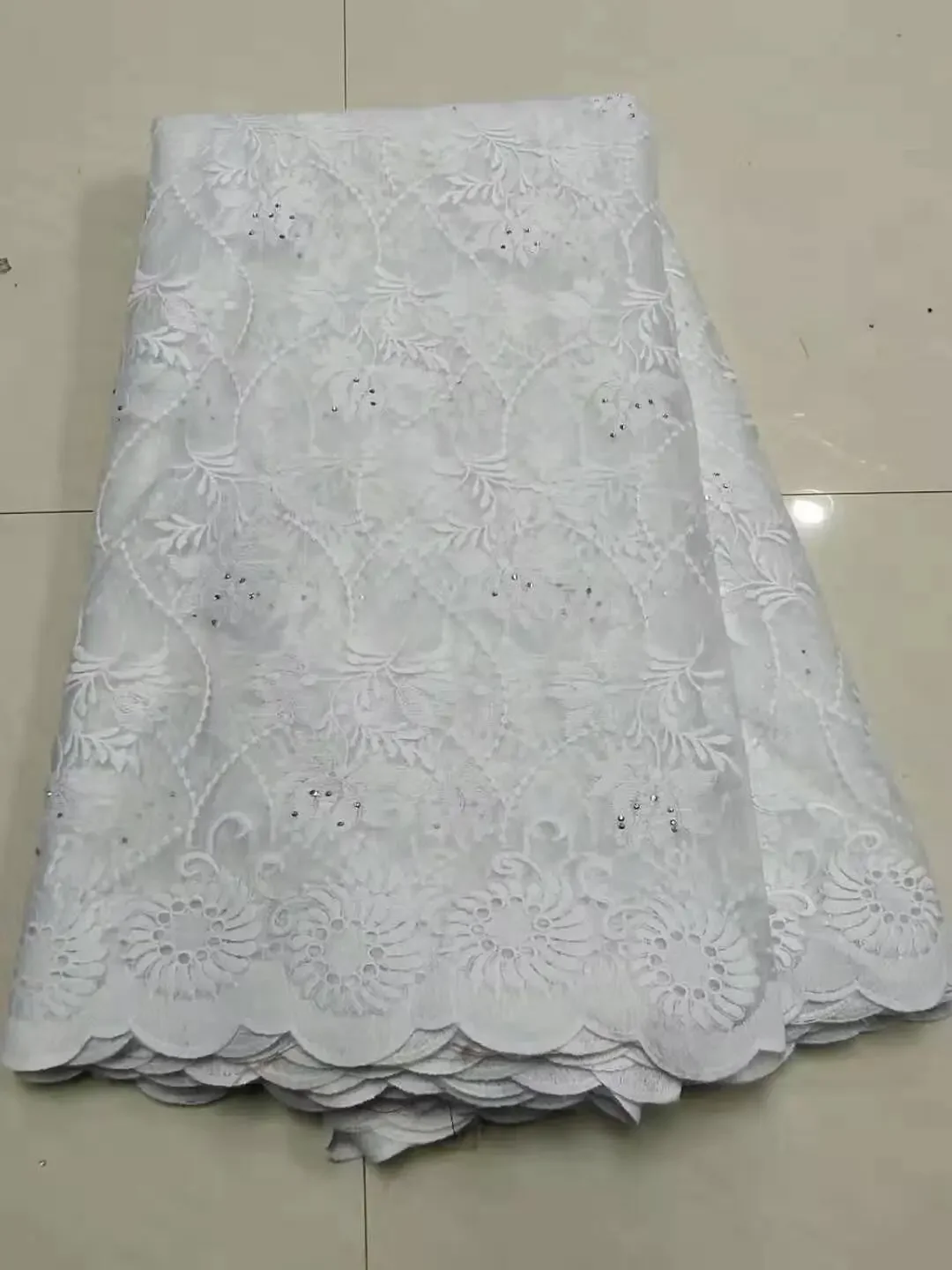 

Swiss Voile Lace In Switzerland 2021 High Quality Embroidery African Lace Fabric Fashion Nigerian Cotton Lace Tulle Fabric
