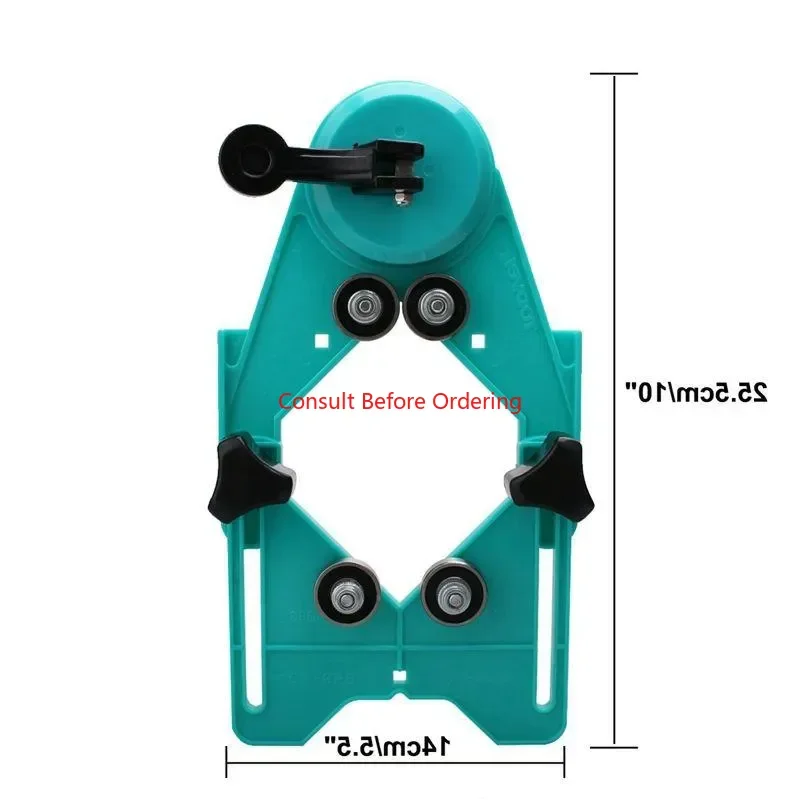 Hole Saw Set 7 Hole Diamond Drill Bit With Hole Saw Guide Clamp Coated Drill Bit Adjustable Centering Vac
