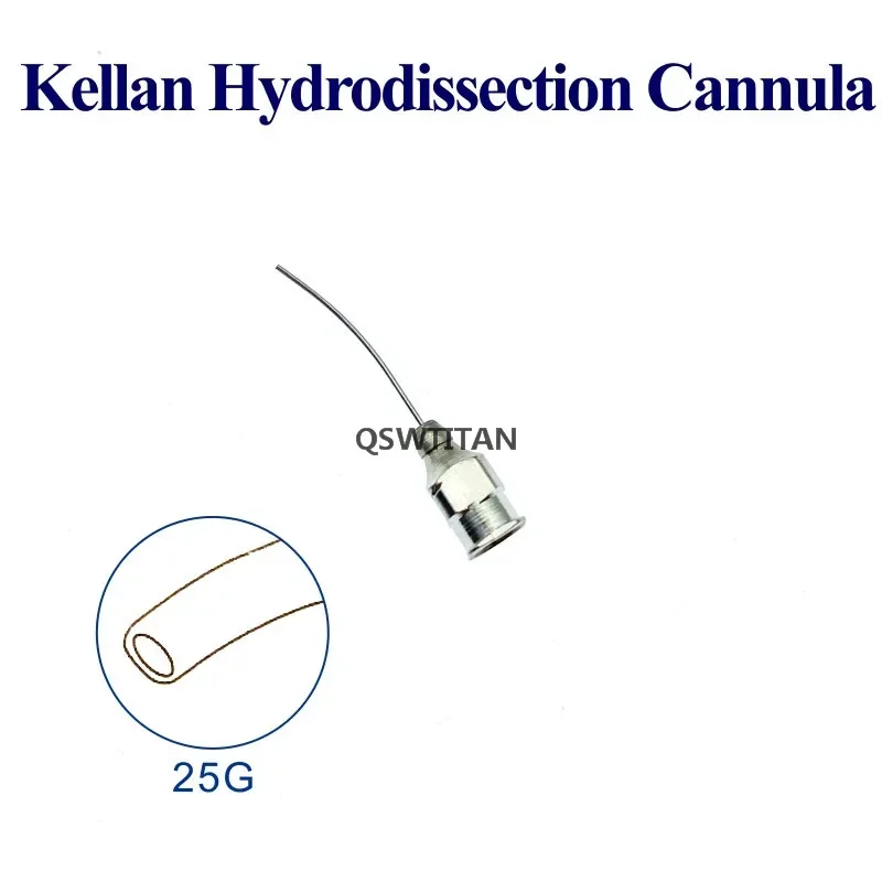 Kellan Hydrodissection Cannula Curved 25G ophthalmic surgical instruments