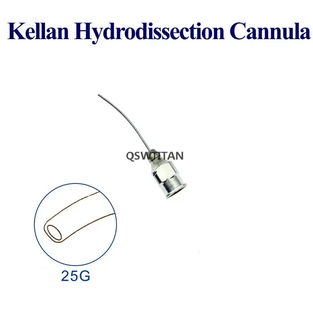 Kellan Hydrodissection Cannula Curved 25G okulistyczne instrumenty chirurgiczne