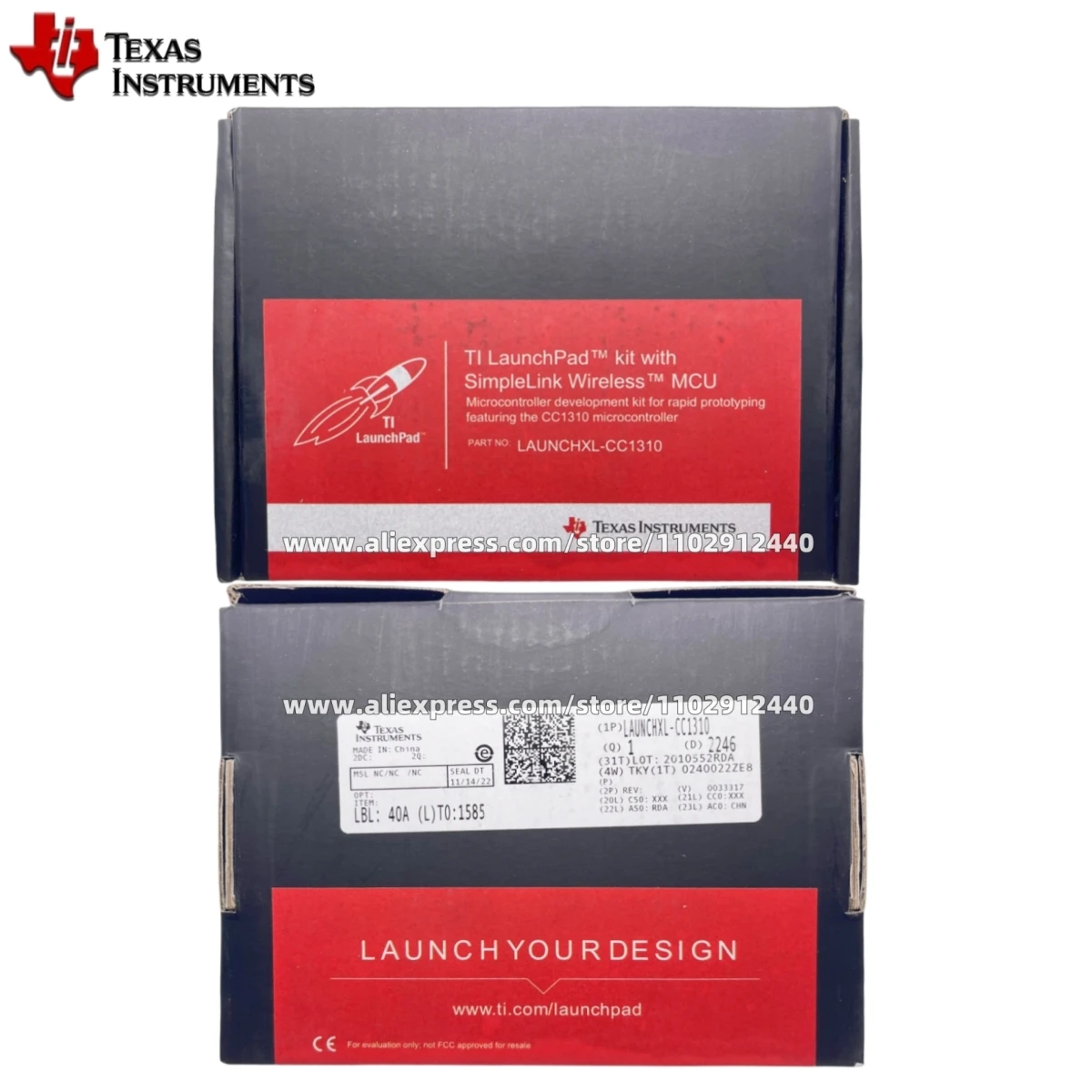 1 قطعة/الوحدة LAUNCHXL-CC1310 CC1310 LaunchPad ™ مجموعة تطوير لـ Sub-1 جيجا هرتز SimpleLink ™ MCU لاسلكي جديد أصلي #6