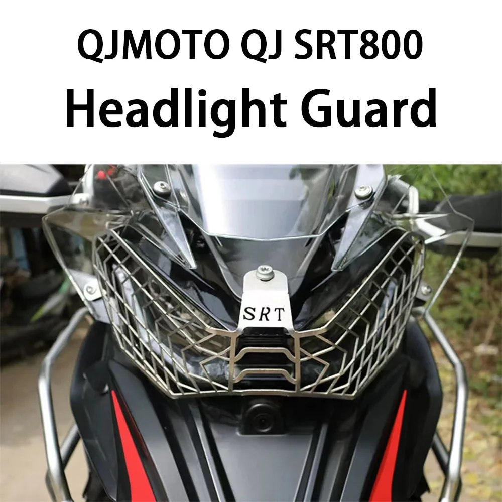 

New For QJMOTO SRT800 SRT800X 800SRT SRT 8050X Motorcycle Headlight Head Light Guard Protector Cover Protection Grill Aluminum