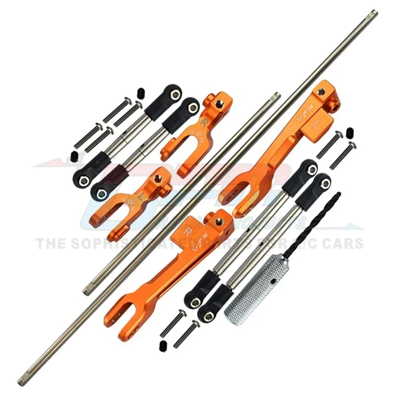 GPM Metalen Voor Achter Sway Bars Linkage Trekstang 8596 + 8597 + 8598 voor Traxxas 1/7 UDR Onbeperkt Desert Racer 85076-4 85086-4