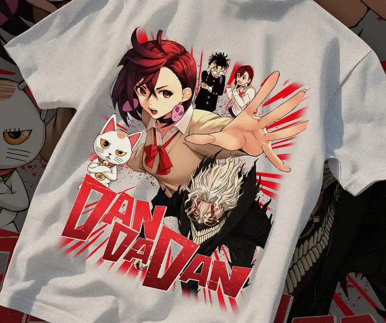 

Dandadan Okarun T-shirt Okarun Momo Ayase Anime Japanese Cute Gift Girl Shirt