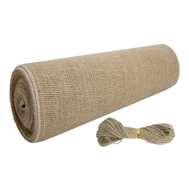 Frost-Freeze Protection Cloth, Natural Burlap Tree Trunk Protector Wrapping Roll, Plants Wrap Bandage, Fabric Tree Wrap