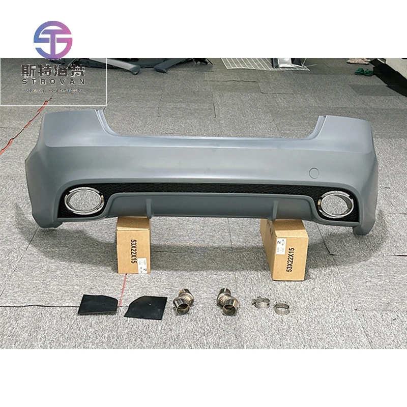 

Hot Sale Car Body Kit 2-door 4-door Rear Bumper with Diffuser Tailpipe for A5 S5 B8 B8.5 Upgrade to RS5 Body Kit 2008-2016