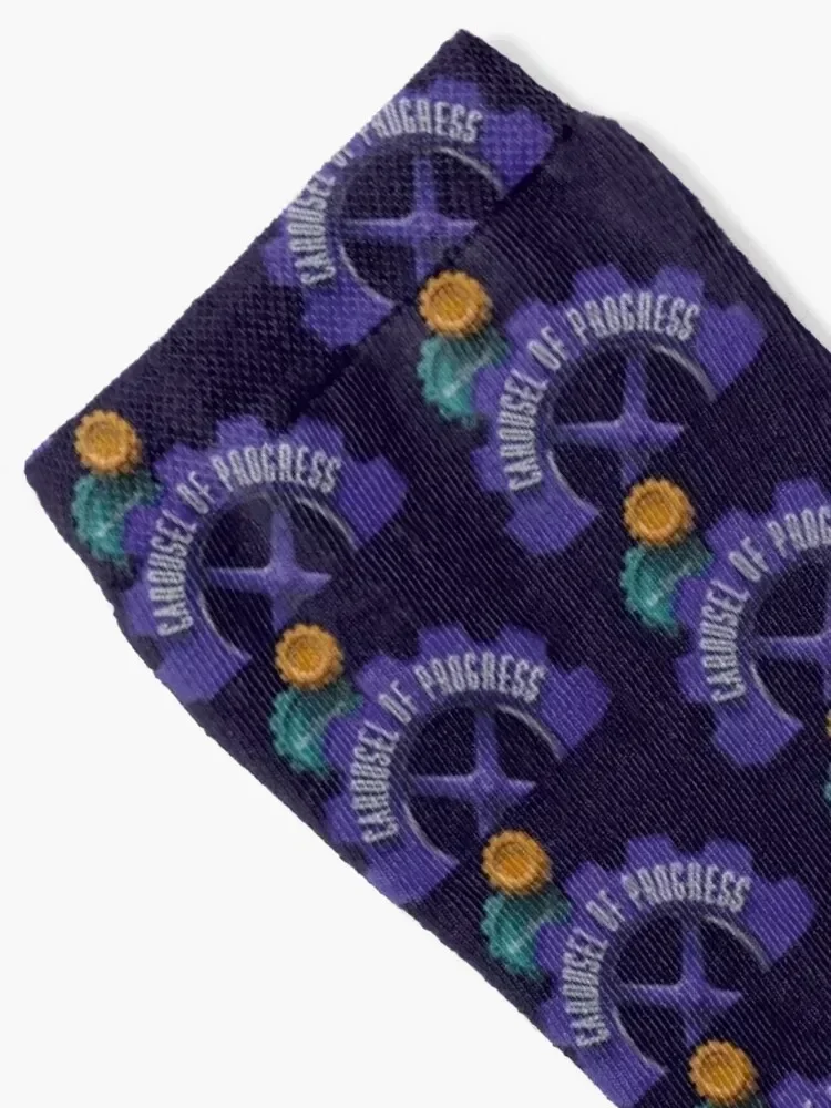 Carousel of Progress Socks custom sports new in's Crossfit colored Socks Male Women's