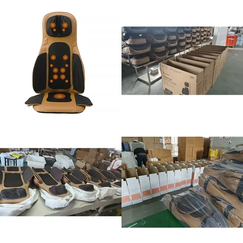 for Electric Full Backrest Massage Chair with Air Pressure Waist Heating Vibration Shiatsu Thermal Therapy Pad  Sofa and Car
