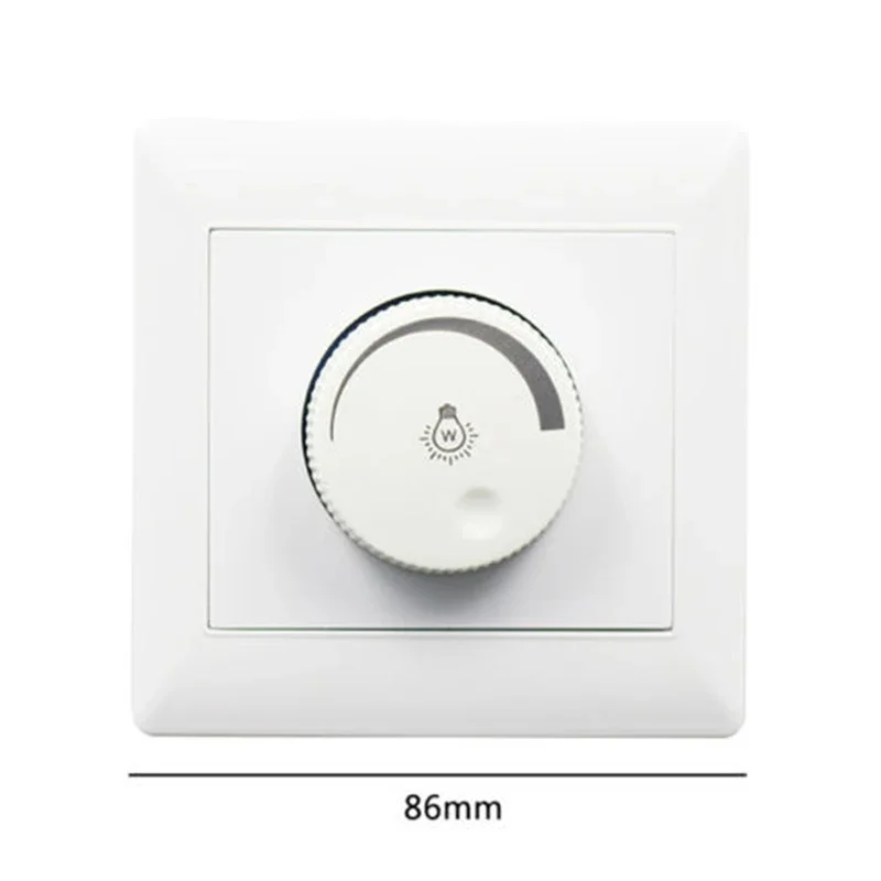 1Pcs Dimmable LED Light Dimmer Switch with Screws Brightness Adjustable Control 220~250V Home Decor Accessories