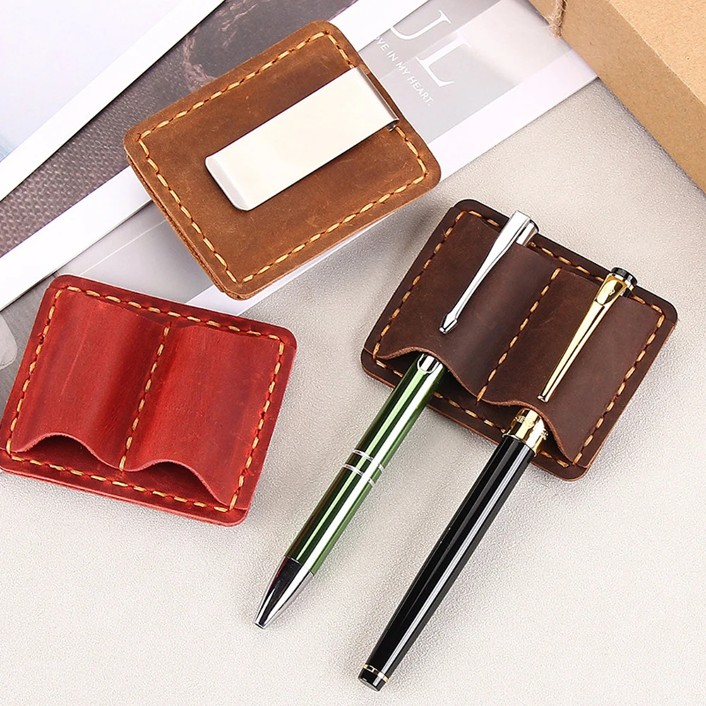 1/3PCS Portable Retro Double Pen Clip Notebook Pen Insert Multi-scenario Pen Cover Suitable for Carrying Around in The Office