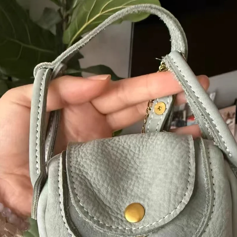 Fashion Super Cute Mini Box Bags For Women Luxury Designer Handbags Purses 2026 New In PU Grain Top Handle Button Chain Shoulder - view 4