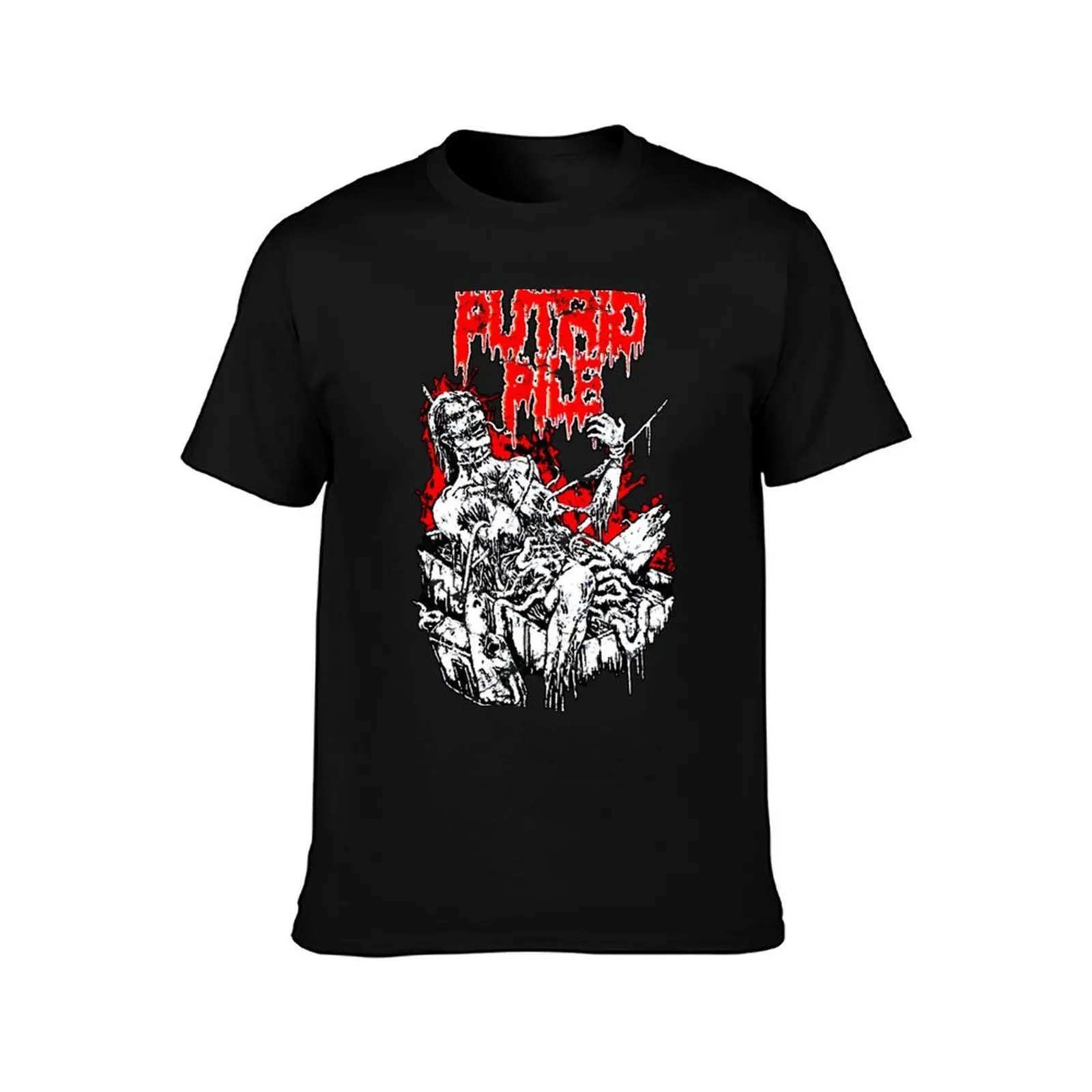 Putrid Pile T-Shirt Casual Loose Fit Short Sleeve T-Shirt