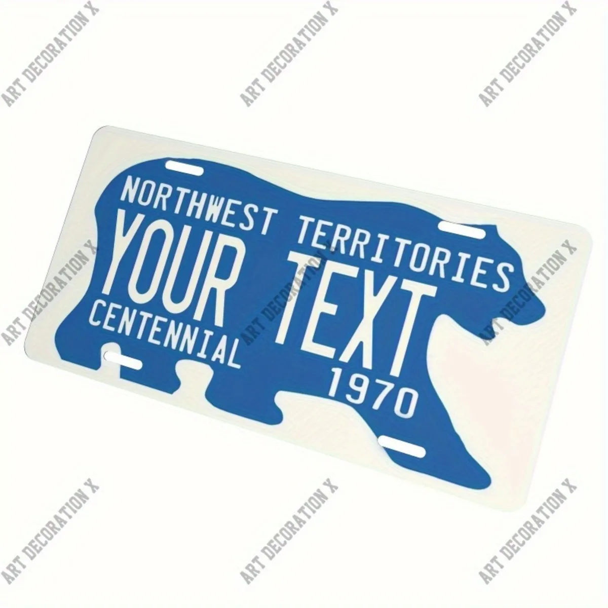 Custom Canadian-Themed Aluminum Signboards | Retro Style (Personalized Text) | Home/Bar/Cafe/Garage Decor (Decor Only)