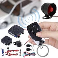 Universal Car Auto Burglar Alarm Protection with Siren and Wiring Harness Remote Control Door Lock Vehicle Keyless Entry System