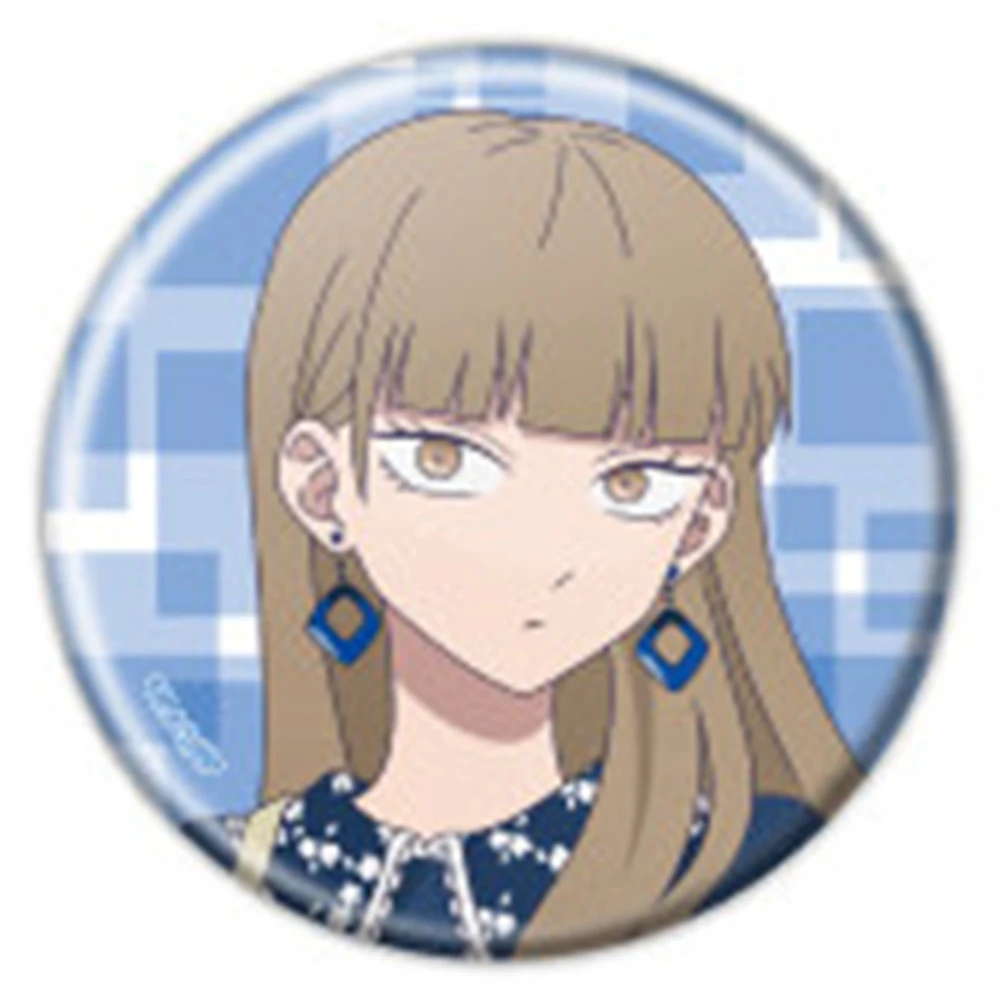 58mm Anime The Ramparts of Ice Hikawa Yukimi Anzumi Miki Cosplay COSTUME Badge Pin SPTE Tinplate Brooch﻿ Prop