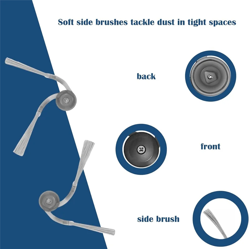 A97G Ersatzteil für Roborock Qrevo Curv Qrevo Edge Robot P20 Pro Staubsauger Hauptseitenbürste Hepa-Filter Zubehör