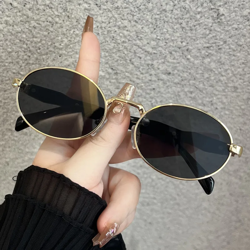 

Retro Round Metal Sunglasses Women Glasses New Fashion Leopard Sun Glasses Trendy Brand Designer Eyewear Female Male UV400