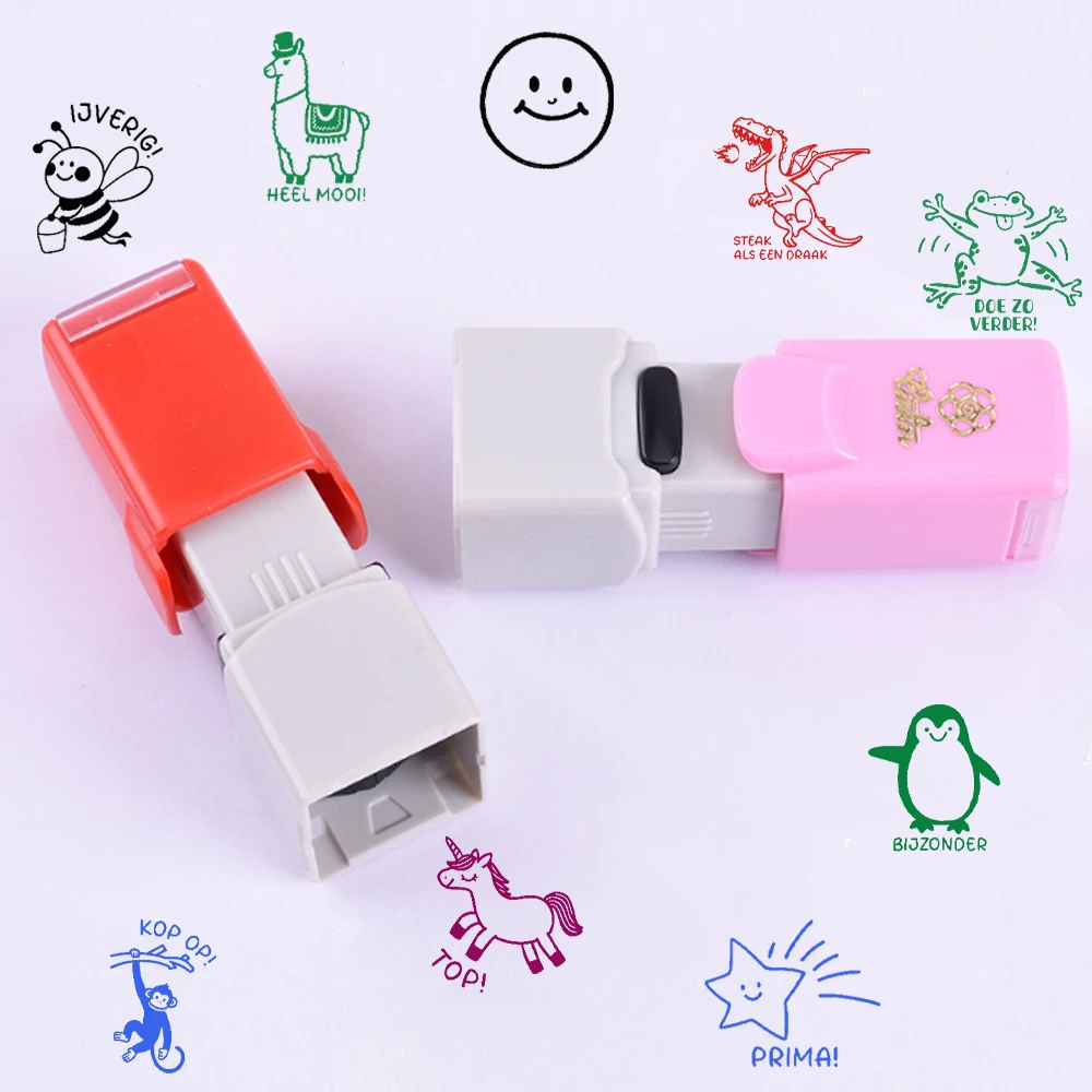 ختم المعلم، مدح تشجيع الأطفال، ختم تحفيز مكافأة تقييم المعلم، كارتون ملون، ختم عمل الطلاب #5