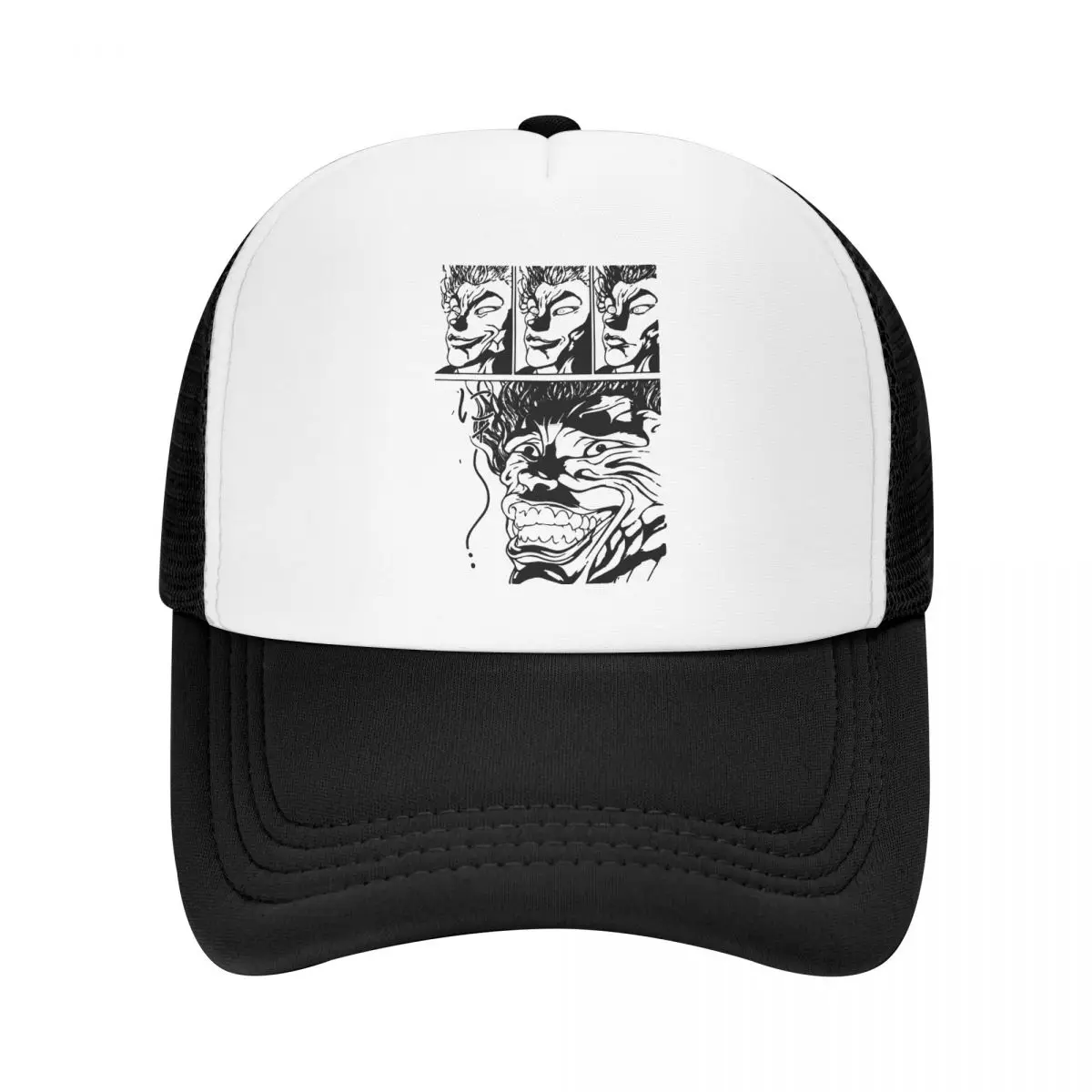 Yujiro Hanma Smile Baseball Caps Mesh Hats Summer Fashion Men Women Caps