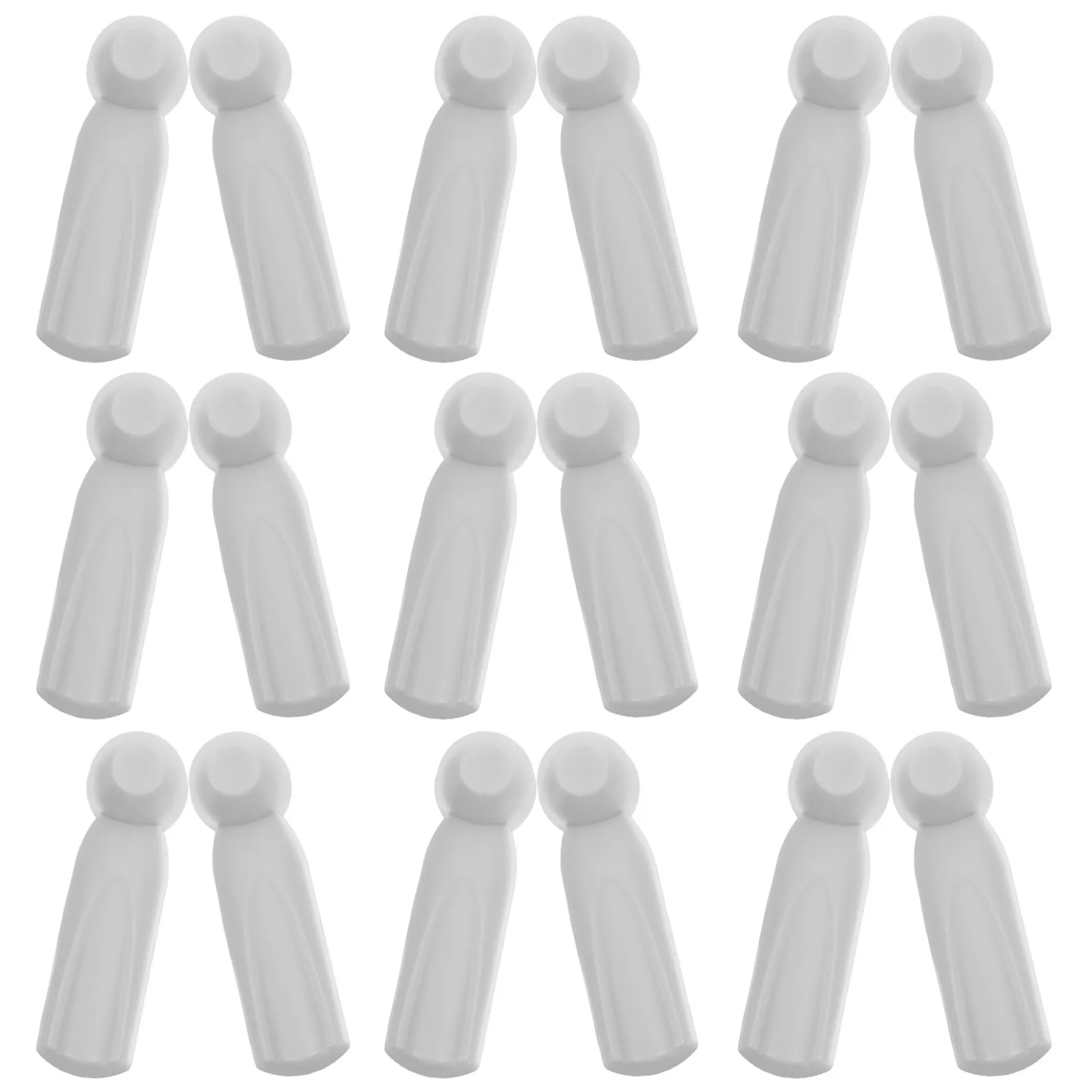 

20Pcs Reusable Magnetic Clothing Security Tags Light Gray for Retail Stores Supermarkets Apparel Shoes Hats Acoustic Antitheft