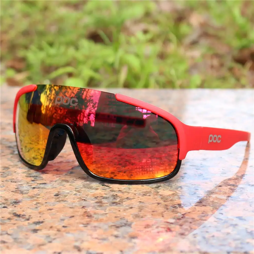 PO Crave Do Polarized Sunglasses for Men and Women, Airsoftsports Blade Cycling Sunglasses, Road Mountain Bike Glasses