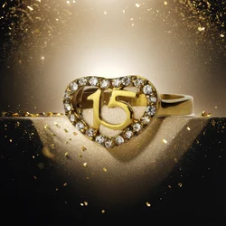 15 Year Old Rings for Quinceanera favor quince gift for girl