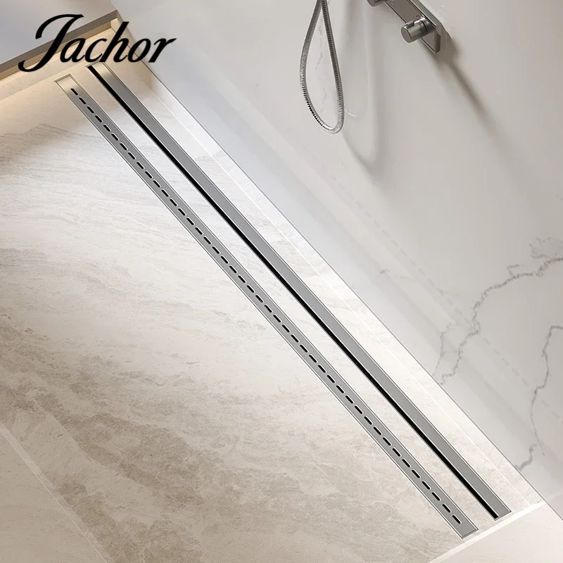 Stainless Steel Floor Drain Anti Odor Linear Bathroom Drainage 3.2cm Wide Extremely Narrow Shower Drain for Kitchen Toilet