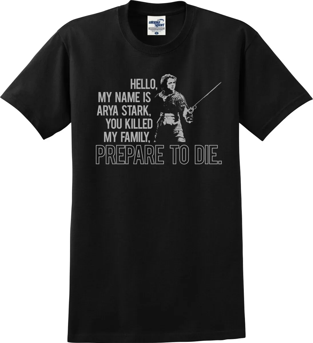 Привет, мое имя Arya Stark You Killed My Family Забавная футболка унисекс S-5X